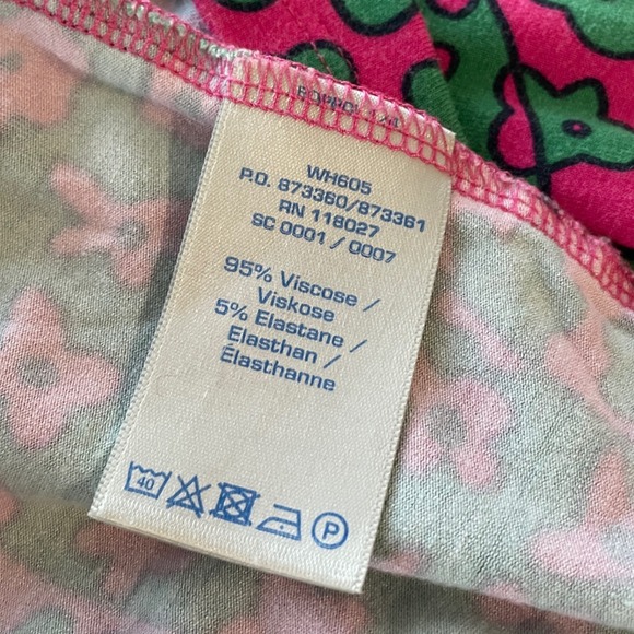 Boden Sleeveless‎ Empire Waist Maxi Dress Pink Green Floral Mod Print US 6R - Picture 9 of 13